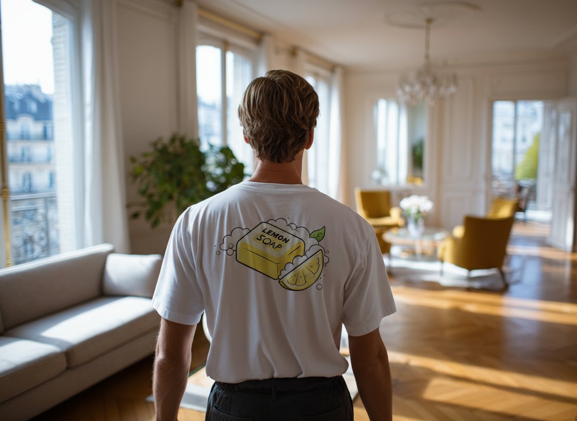 Lemon Soap professional in a Haussmann apartment after post-construction cleaning in Paris